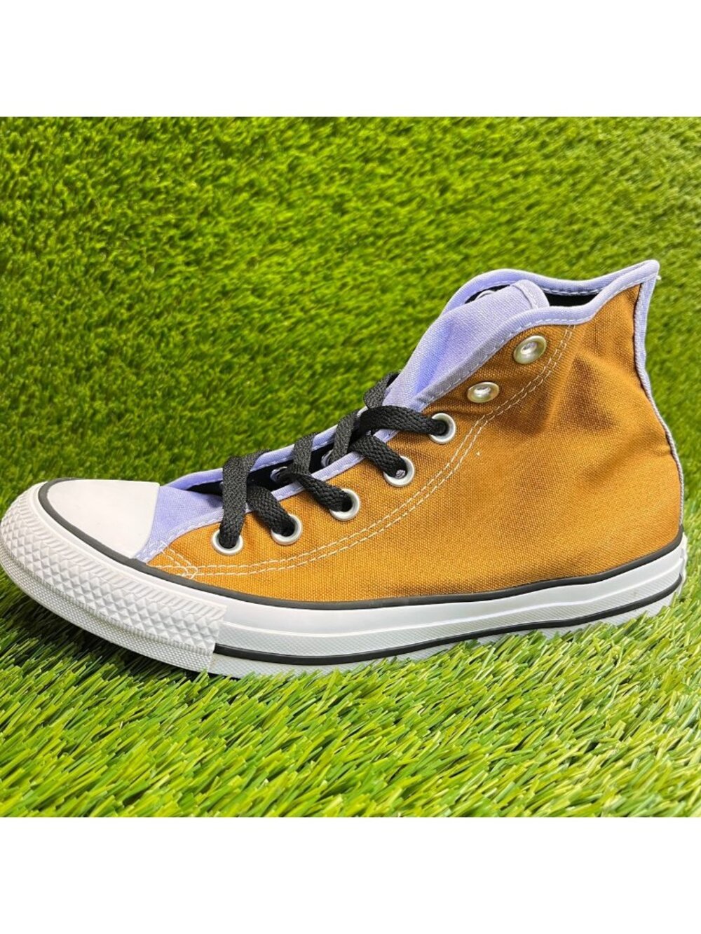 Converse Chuck Taylor All Star Womens Size 8 Gold Palm Athletic Shoes Sneakers - Picture 3 of 9